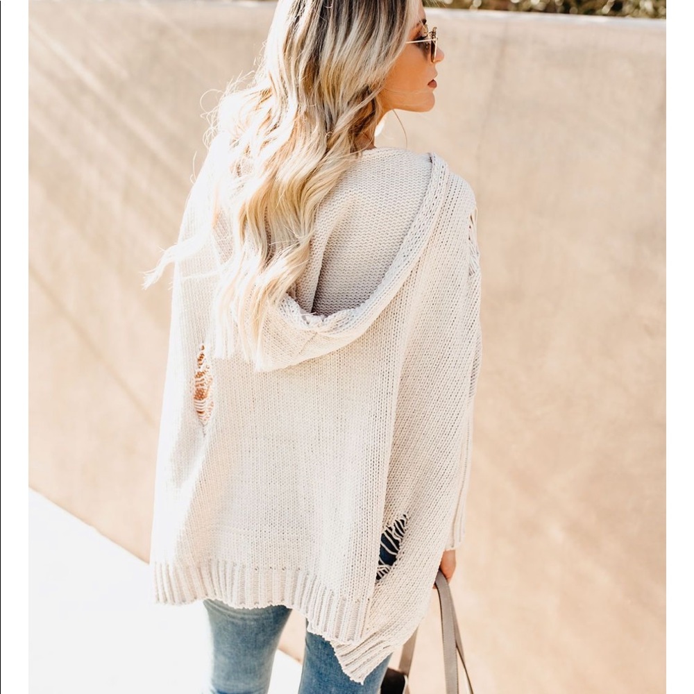 LYNDA Distressed Hoodie - Picture 4 of 8